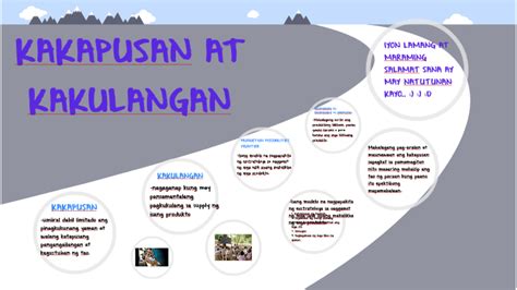 Kakapusan at kakulangan by Bea Espina on Prezi.